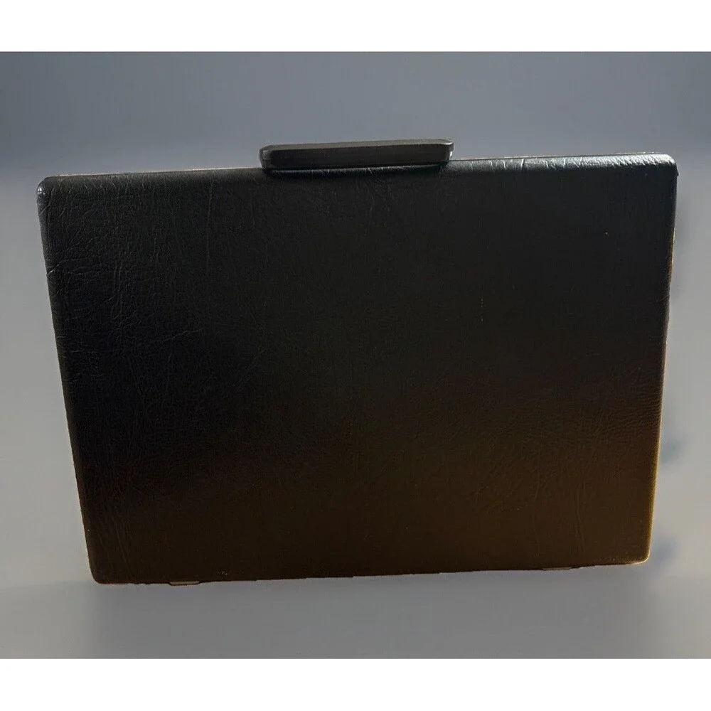 Vintage 1970’s Samsonite Black Hard Shell Briefcase Attaché No Key 18”x 12”x3.5”